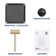 thumbnail image 2 of 12-Cube Entryway Storage Cabinet – Modular PVC Organizer Shelf, Stackable Design for Shoe Rack, Bookcase, or Closet Storage – Easy Assembly, Space-Saving Solution for Home – Black, 2 of 8