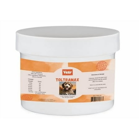 Vetr's Toltramax Powder for Horses, Dogs, Cats, 100g (2.5%, Cinnamon)