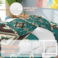 thumbnail image 2 of King 4 Piece Bedding Set Vintage Abstract Ethnic Pattern Style Soft Breathable Duvet Cover and Pillowcase, Green Black Streaks Duvet Cover Set Bed Sheets for Bedroom Dormitory Guest Room, 2 of 9