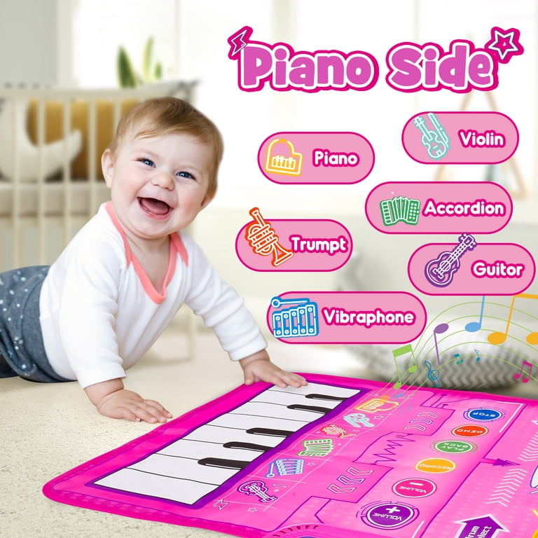 ATOPDREAM Baby Piano Mat, 2-in-1 Keyboard & Drum photo 4
