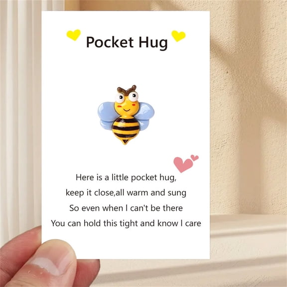 YYKihy Original Pocket Hug Card Spring School Season Teacher's Day Mother's Day Birthday