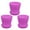 Purple, variant on ​​ZCSKFIN 3-Pack Flower Pots with Drainage Trays, Modern Planters for Indoor Houseplants, Lightweight and Sturdy Containers with Saucers to Protect Surfaces from Water​​