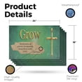 thumbnail image 2 of Jesus Grow Vinyl Decal 5 Pack of 18 Inch x 24 Inch Weatherproof Heavy-Duty Adhesive Backing | Faith-Based Inspiration, Spiritual Growth, Durable Design | Made in USA, 2 of 6