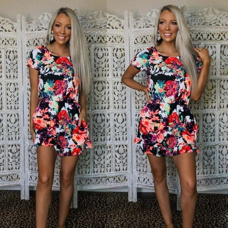 

Women Pajamas Short Sleeve Crew Neck Shorts Pajama Sleepwear 2 pcs Set Summer Nightwear Sets