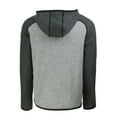 thumbnail image 3 of Men's-Cutter & Buck  Heather Gray Sporting Kansas City Mainsail Raglan Full-Zip Hooded Jacket, 3 of 3