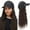 Brown, variant on Long CurlsWig Cap Long Hair Baseball Cap Ball Caps Casual Hat With Wig,Wigs Natural