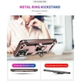 thumbnail image 3 of REQO for Moto G Stylus 5G 2023 Case with HD Screen Protector, Military-Grade Metal Ring Kickstand 15ft Drop Tested Shockproof Cover Case for Motorola Moto G Stylus 5G 2023, Rose Gold, 3 of 8
