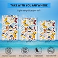 thumbnail image 5 of GZHJMY Beach Towel for Women Girls, Colorful Butterfly Bush Bath Towel, Oversized Lightweight Sport Towel, 31x71 Inch, 5 of 7