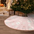 thumbnail image 5 of Rateoe Cute Bunny Pattern Christmas Tree Skirt with Ties , Christmas Tree Decorations, Farmhouse Christmas Decor Xmas Holiday Decorations-36", 5 of 6