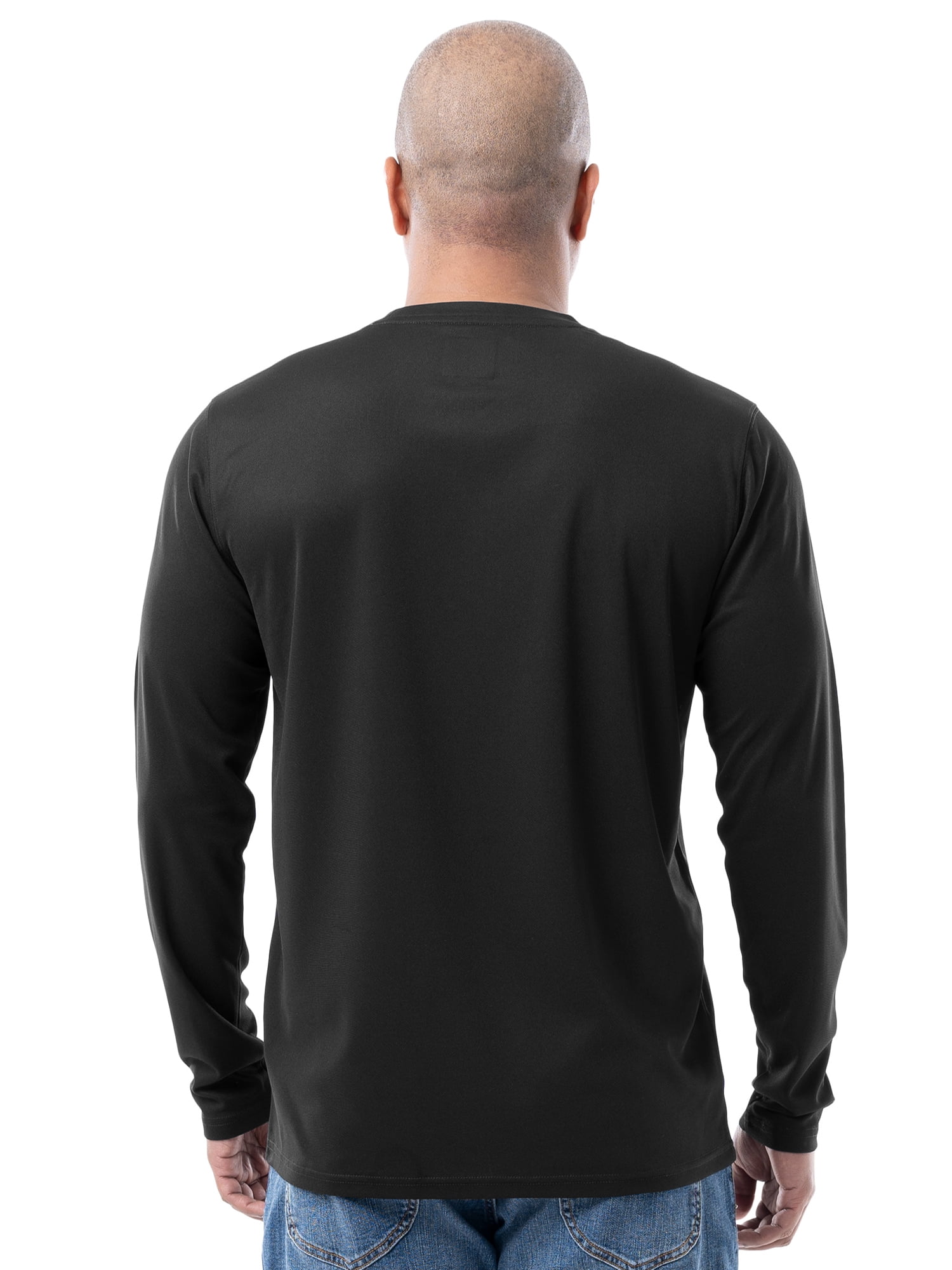 Wrangler Workwear Men's Long Sleeve Performance Work Pocket T-Shirt, Size S-3XL (Men's and Big Men's)