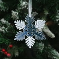 thumbnail image 6 of PRETXORVE Christmas Acrylic Snowflake Hanging Decorations Christmas Tree Decoration Transparent Ice Crystal Snowflake Decoration Christmas Gifts, 6 of 6