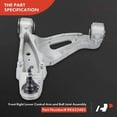 thumbnail image 6 of A-Premium 2 x Front Lower Control Arm with Ball Joint Compatible with Cadillac CTS 2003 2004 2005 2006 2007, 6 of 9