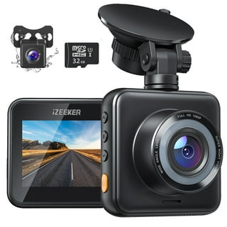 iiwey Dash Cam Front Rear and Inside 1080P Three Channels with IR Night  Vision Car Camera SD Card Included Dashboard Camera Dashcam for Cars HDR