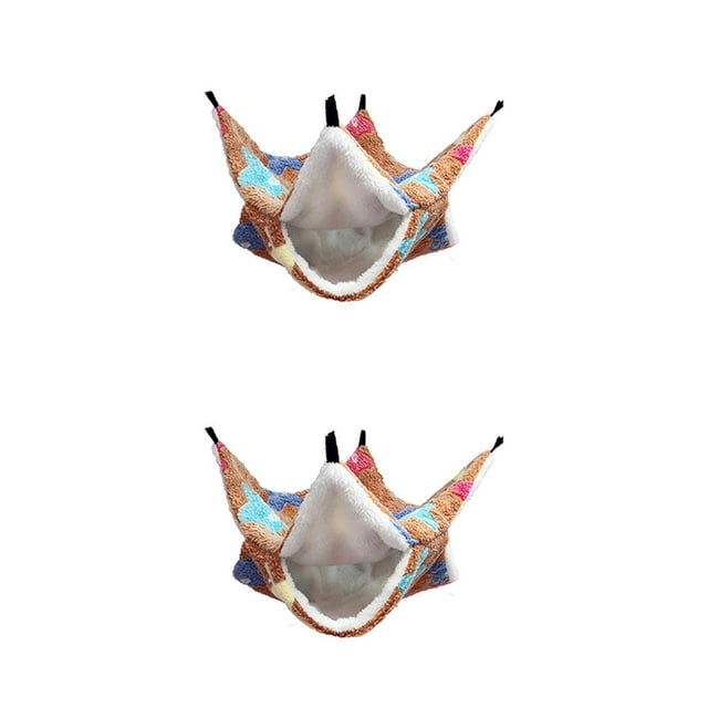 Methold Hamaca para ratas Diseño especial Cama colgante pragmática Colores surtidos Multifunción Fleeced Práctico para la instalación Type1 NO1