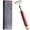 Dark Red, variant on Back Scratcher for Women Men Adults Extendable with Roller Ball & Solid Wood Handle & Sturdy 304 Stainless Steel Claw, Handheld Massager for Face Neck Foot Body