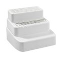 thumbnail image 1 of S SERENABLE 3 Level Cat Litter Stair Ramp Versatile Accessories for Senior Cats Washable White, 1 of 9