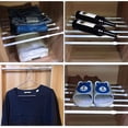 thumbnail image 3 of 6 Pack Cupboard Bars Adjustable Spring Tension Rods Refrigerator Bar Extendable Rod for DIY Projects (Black, 12" to 20"), 3 of 6