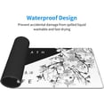 thumbnail image 4 of Black White Cherry Blossom Mouse Pad 31.5 X 11.8 Inch XL Japanese Art Style Sakura Design Extended Gaming Mousepad Large Non-Slip Rubber Base Keyboard Desk Mat with Stitched Edges for Gaming Office, 4 of 6