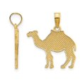 thumbnail image 2 of 14K Yellow Gold Camel Charm Pendant Necklace with Chain, 2 of 4