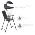thumbnail image 4 of Costway 4 PCS Folding Rattan Wicker Bar Stool Chair Indoor & Outdoor Brown, 4 of 9