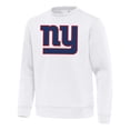 thumbnail image 2 of Men's Antigua White New York Giants Relevant Lightweight Pullover Sweatshirt, 2 of 3