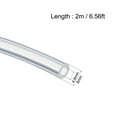 thumbnail image 2 of Uxcell 6.56ft Tubing Tube Air Hose Pipe for Pump Transfer Silicone Clear 1pcs 0.19'' x 0.31'', 2 of 5