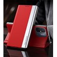 thumbnail image 2 of Thin Slim Flip Case for Xiaomi Redmi 12C with Kickstand, Full Body Protective PU Leather Cover Business Phone Cases for Xiaomi Redmi 11A/Redmi 12C CX Red, 2 of 11
