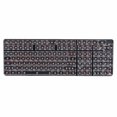 thumbnail image 1 of Teclas para teclado mecánico de 132 teclas, altura CBSA, teclas ergonómicas transparentes, letras blancas y naranjas, 1 of 5
