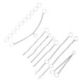 thumbnail image 1 of Cadena Trenzada Para El Cabello, Anillos Trenzados Para El Cabello Multiusos Oxidatio Resistente A La Oxidación Con Anillos Para La Decoración Del Cabello Para El Trenzado Del ANGGREK No, 1 of 7