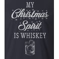thumbnail image 2 of 9 Crowns Tees Men's Chirstmas Spirit T-shirt (Large, Unisex Navy), 2 of 3