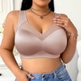thumbnail image 2 of PBFRDSJ Plus Size Sports Bras for Women Wireless Push-Up Seamless Bra for Seniors Full Coverage Soft Comfort Jelly Bralettes, 2 of 8