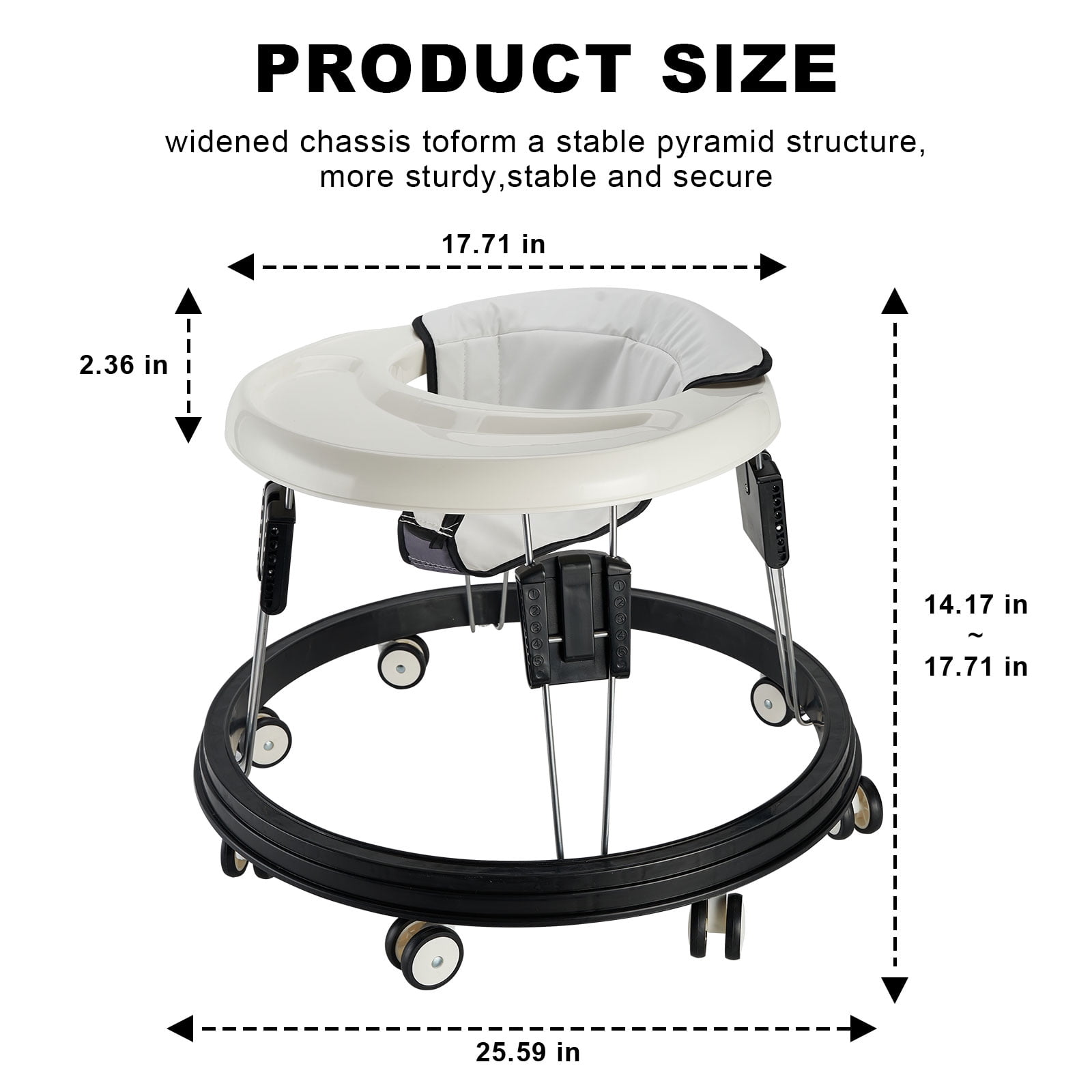 Baby walker 8-18 months multifunctional anti-o-leg anti-rollover the stroller can sit and push to learn to walk