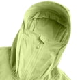 thumbnail image 5 of Mens Hooded Sun Protection Windbreaker Jacket Mask Lightweight Breathable Athletic Coat with Zip Pockets for Fishing Hiking Climbing, Mint Green, XXL, 5 of 8