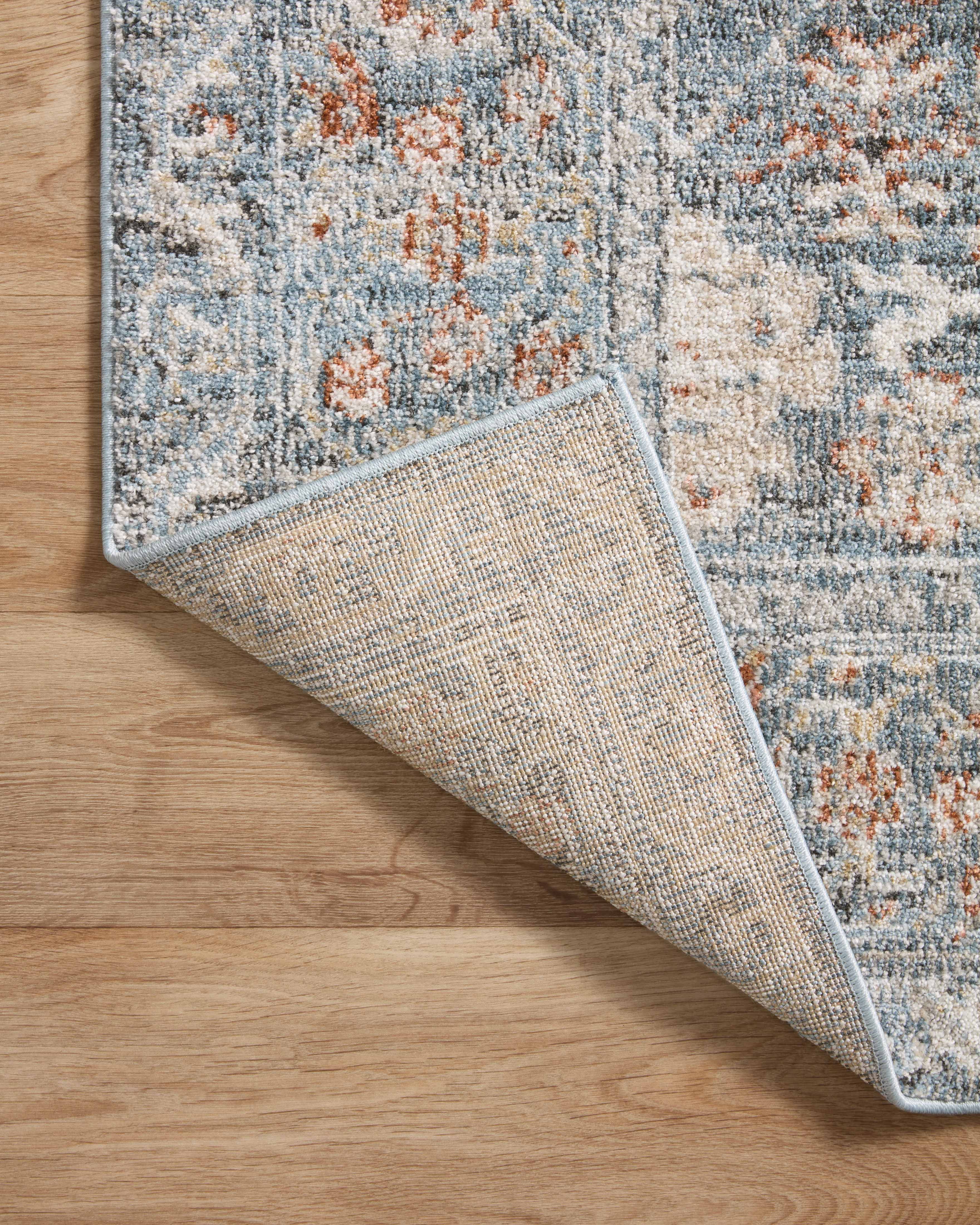 Loloi Odette Sky / Rust 7'-10" x 10' Area Rug