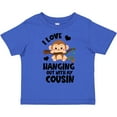 thumbnail image 3 of Inktastic Monkey I Love Hanging out with My Cousin Boys or Girls Toddler T-Shirt, 3 of 5