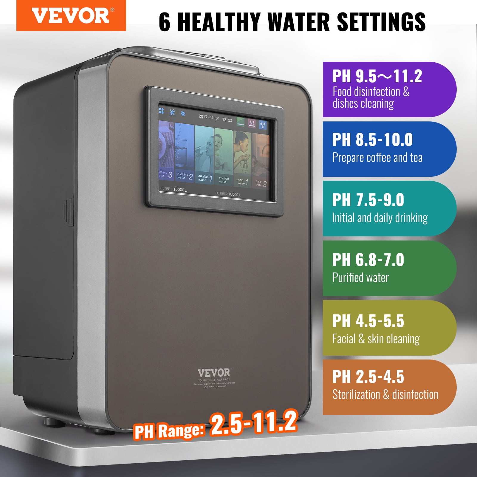 浄水器・整水器 LIXIL Mixer with Built-in Water Purifier SKYSHALO UV Electric Tap Water Purification Alkaline Ionizer