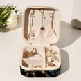 thumbnail image 6 of Print Travel Portable Square Jewelry Display Necklace Organizer Storage Box, 6 of 6