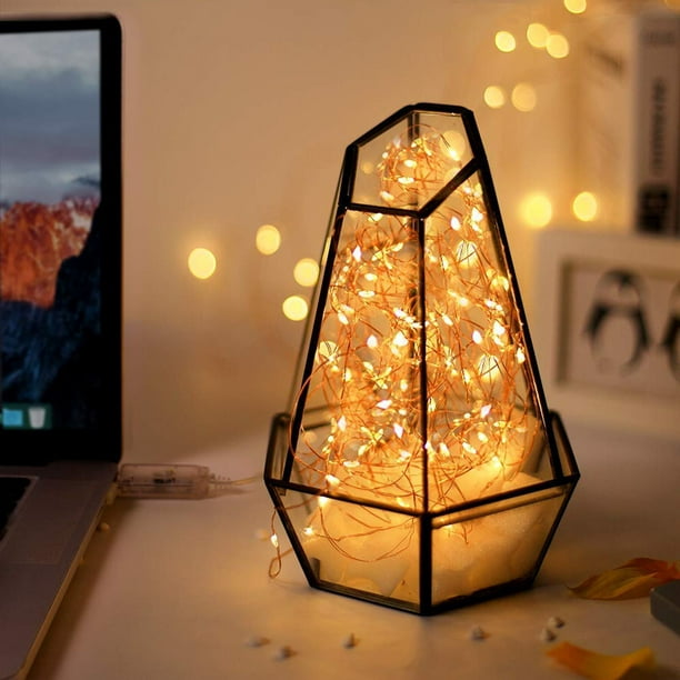 Guirlande lumineuse LED portable étanche 6.5 m 30 boules lumineuses avec  télécommande pour décoration de fête