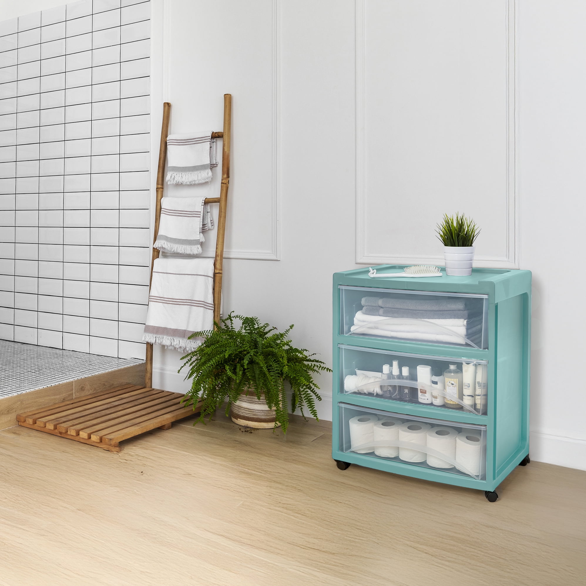 セール 登場から人気沸騰 Mainstays 3 Drawer Wide Storage Cart, Gray - Walmart.com その他