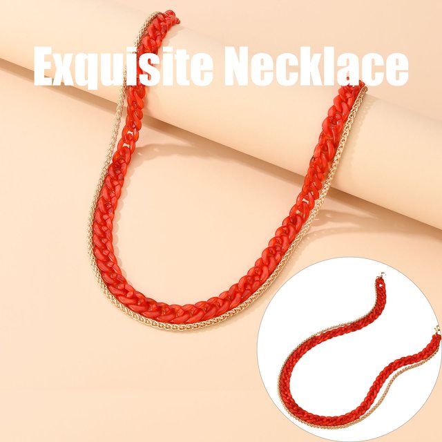 EGNMCR Colliers et Pendentifs Tendance Mode Style Bohème Dames Nouveau Design Collier Chaîne en Alliage Collier Mode