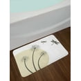 thumbnail image 2 of Dragonfly Bath Mat, Spring Dandelions Botany Blossoming Petals Essence of Nature Growth Theme, Non-Slip Plush Mat Bathroom Kitchen Laundry Room Decor, 29.5 X 17.5 Inches, Tan Army Green, Ambesonne, 2 of 2