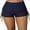 Blue, variant on Sociala Women's Wide Waistband Swim Shorts Side Drawstring Tankini Bikini Sporty Board Shorts