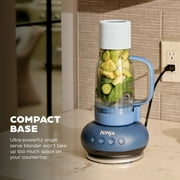 Ninja BlendBOSS 26-Oz Personal Blender, for Smoothies & Frozen Drinks, Travel Tumbler with LeakProof Lid and Chug Spout, Auto-iQ Technology, 1200PW, DB301CY Cyberspace
