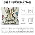 thumbnail image 5 of Rabbit Pillow CoversRabbit Gifts for Girls Rabbit Lovers Owners, Cute Rabbit Gifts, Rabbit Decor, Just a Girl Who Loves Rabbits Pillow Case, Bunny Pillow Cases, 5 of 5