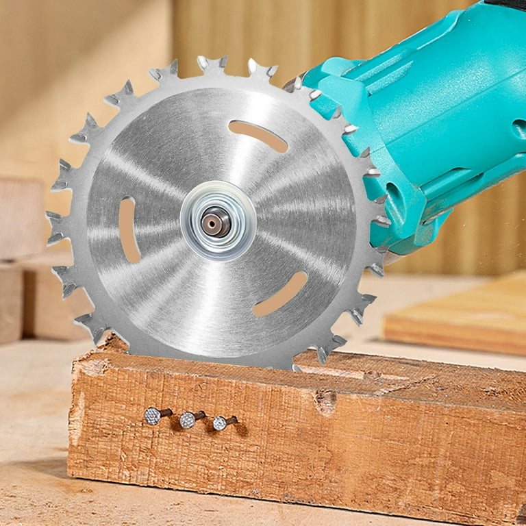 AceMonster 4 inch Alloy Woodworking Double Side Saw Blade 40 Sawteeth Sharp Carbide Cutting Disc For Angle Grinder to Cut Metal PVC Wood