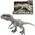 thumbnail image 3 of Dinosaurio eléctrico Indominus Rex T Rex de Jurassic World Destroy 'n Devour, juguete con efecto de sonido que cambia de color para regalo de cumpleaños para niños, 3 of 5