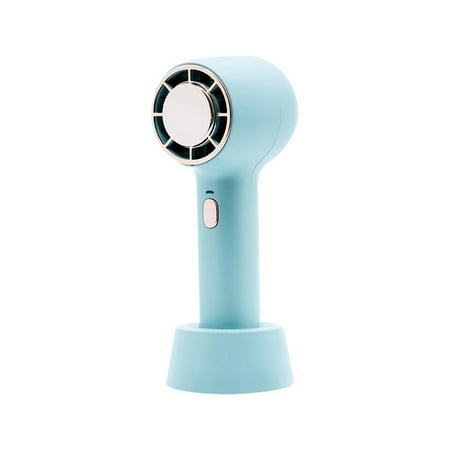 

USB Portable Hand- Fan Cooling Electric Fan Desktop Office Cooler Fans Multifunctional Small Fan 2200MAh -Blue