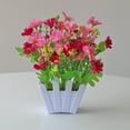 thumbnail image 5 of Cheers US Artificial Flowers Potted European Style Design Silk Arrangements Bonsai House Office Restaurant Table Centerpieces Windowsill Decor, 5 of 7
