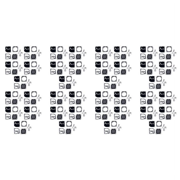 40 Set Carburetor Repair Kit Trimmer Parts RB-100 Gasket Diaphragm for HS45 FS55 FS38 BG45 MM55 4137 C1Q