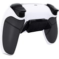 thumbnail image 2 of eXtremeRate Black Rubberized Grip Remap Kit Upgrade Board White Back Shell 4 Buttons for PS5 Controller BDM 010/020, 2 of 7